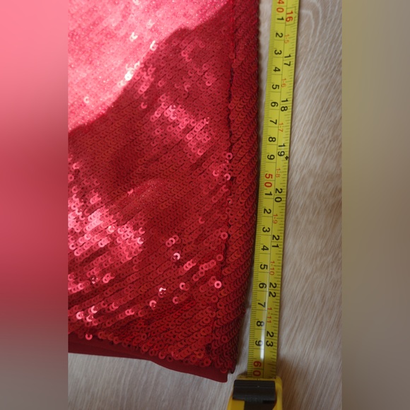 Zara sequin red spaghetti dress XS - Picture 10 of 10